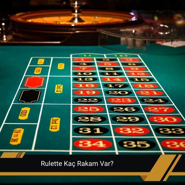 Rulette Kaç Rakam Var